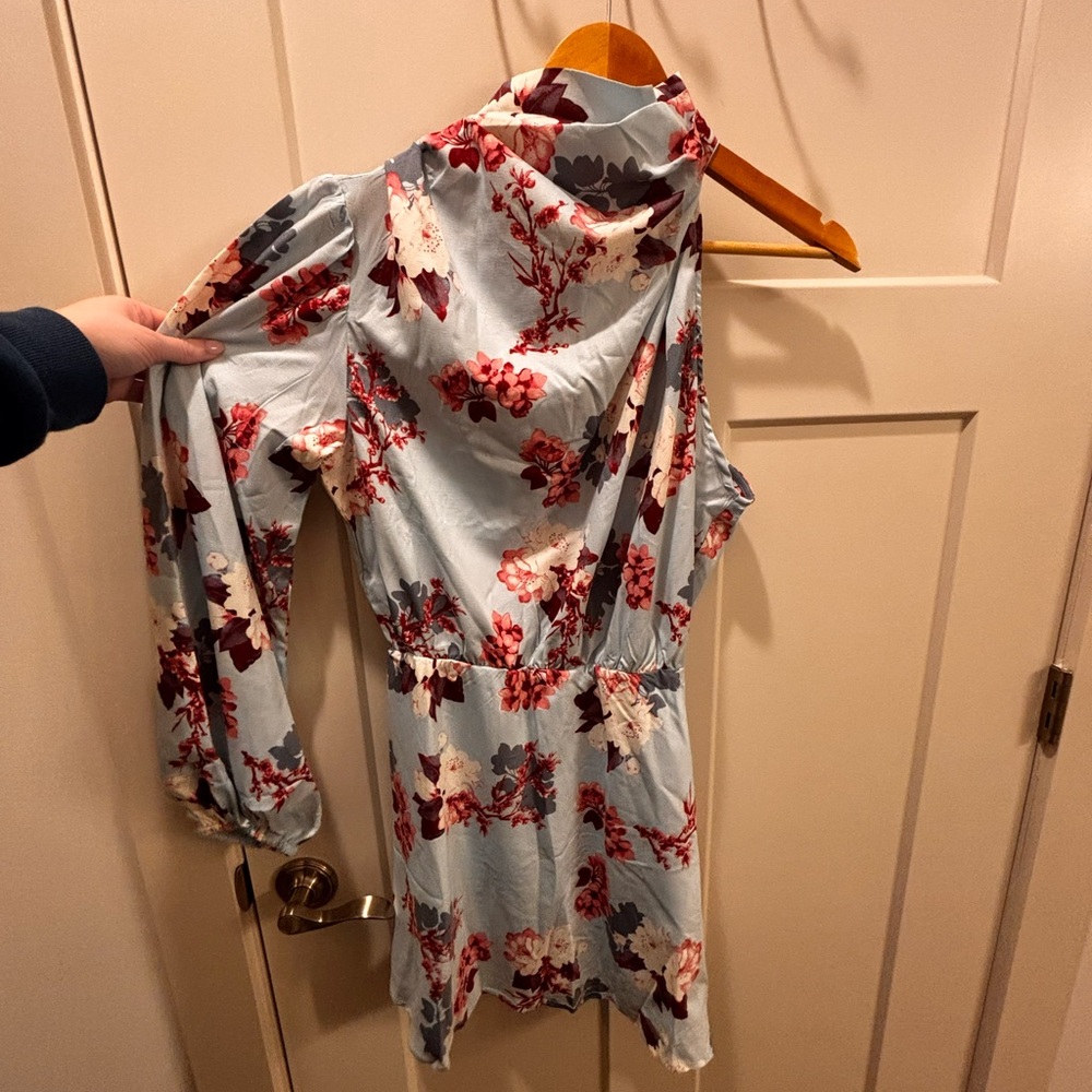 Hello Molly: Floral One Shoulder Dress